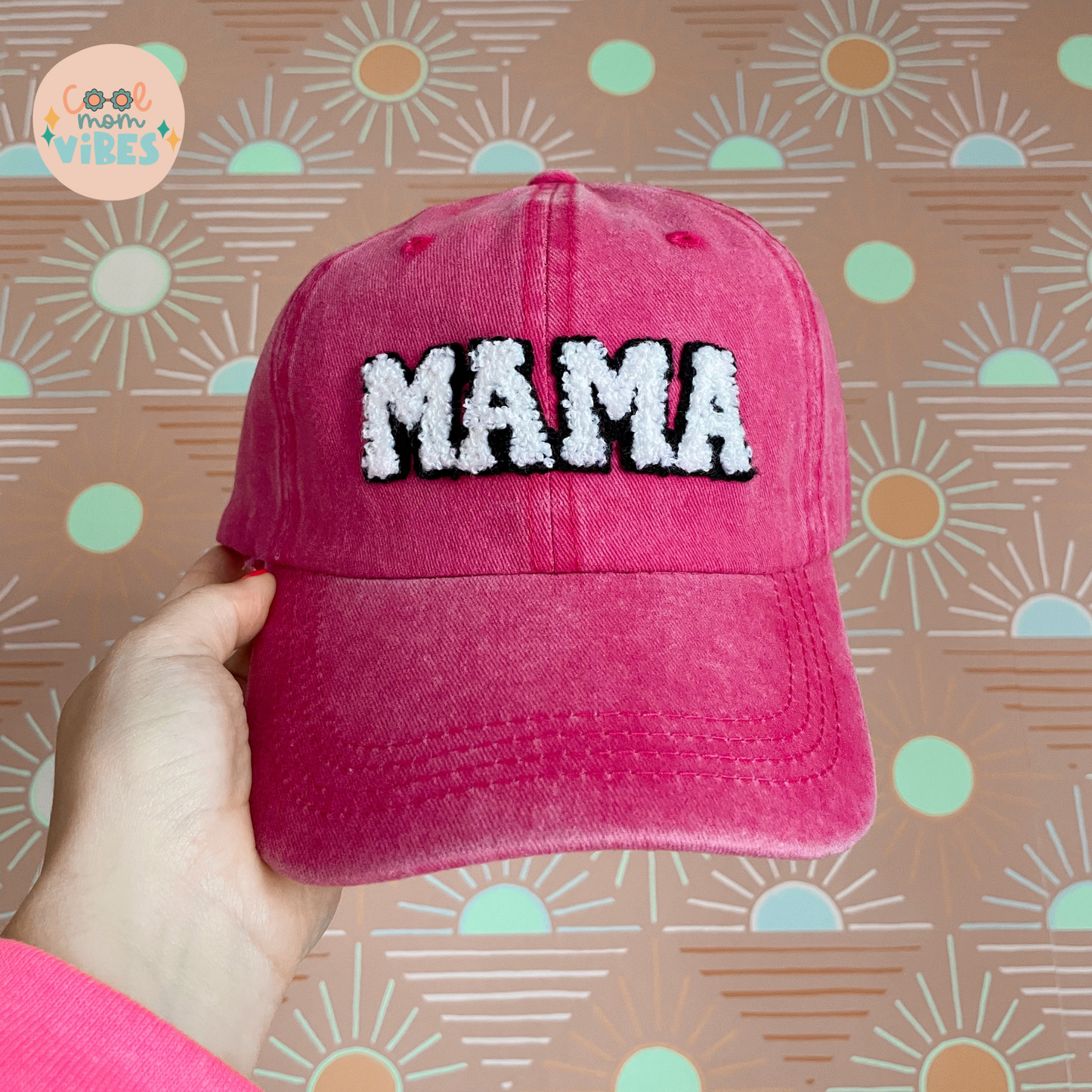 Mama Letter Patch Hat