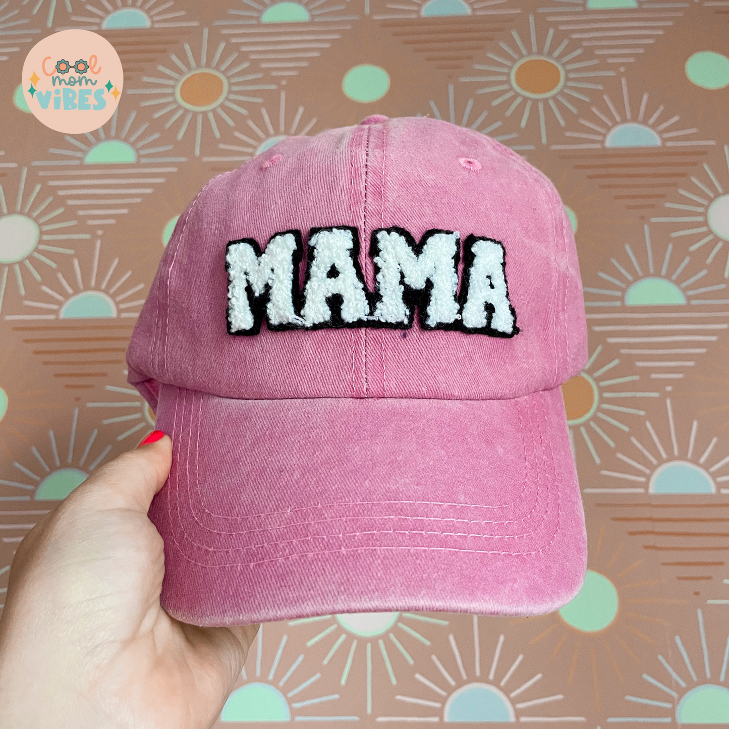 Mama Letter Patch Hat